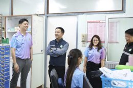 นายแพทย์ สสจ. นำคณะตรวจเยี่ยมโรงพยาบาล