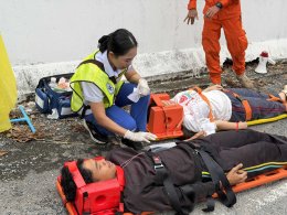 การซ้อมแผนรองรับอุบัติเหตุหมู่ ปีงบประมาณ 2569